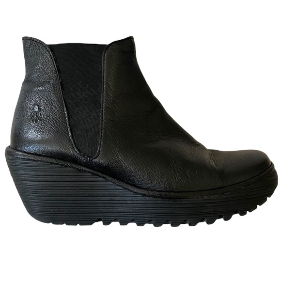 Fly London Yoss Leather Chelsea Ankle 